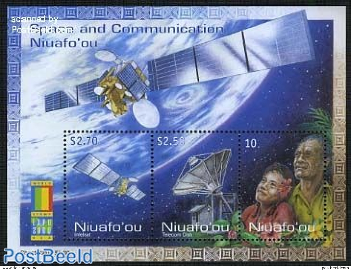 Niuafo'ou 2000 Stamp Expo 2000, Space S/s, Mint NH, Transport - Space Exploration - Other & Unclassified