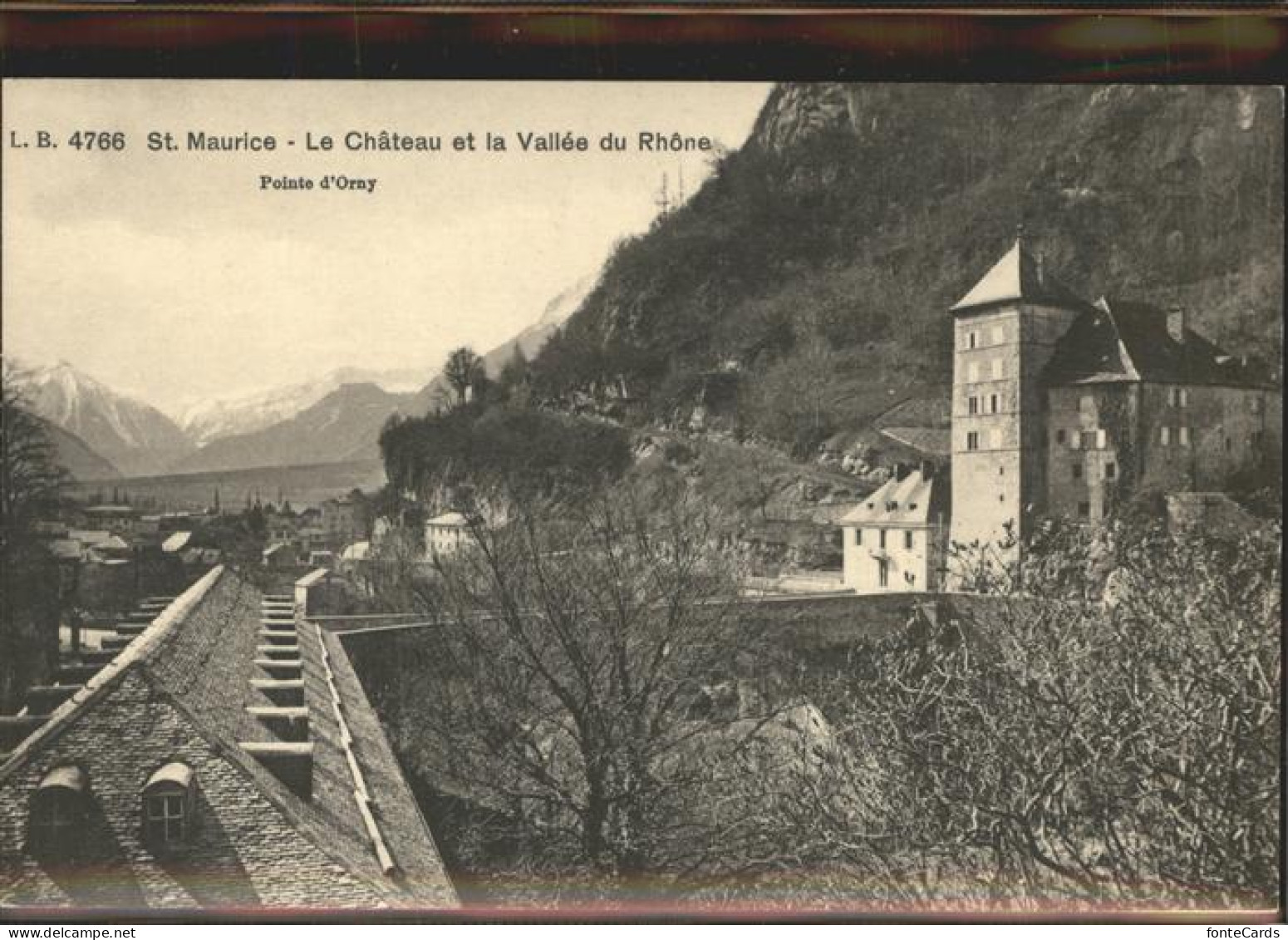 11303315 St Moritz GR Le Chateau Et La Vallee Du Rhone St. Moritz - Autres & Non Classés