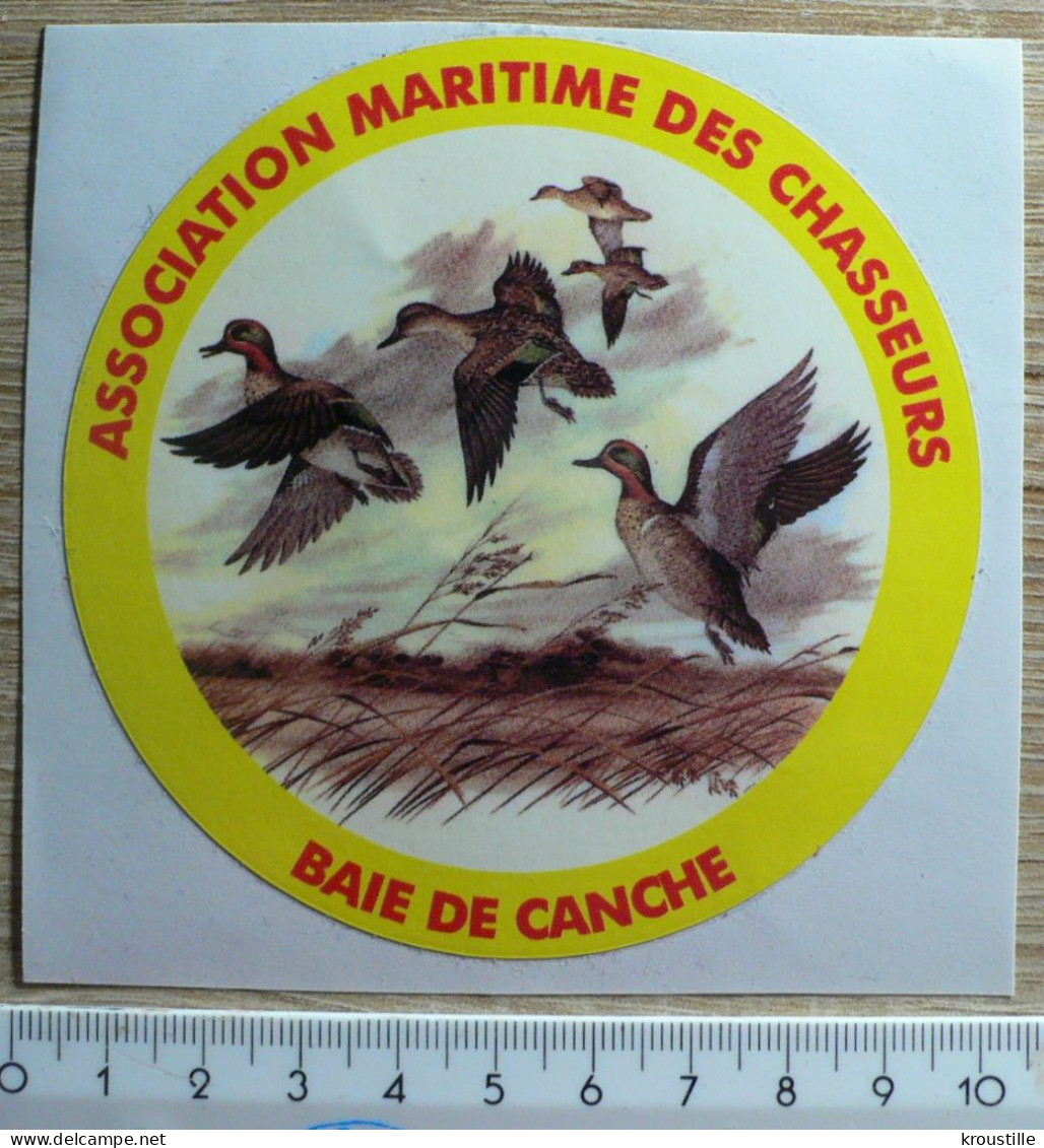 ASSOCIATION MARITIME CHASSEURS BAIE DE CANCHE - Aufkleber