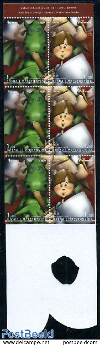 Bosnia Herzegovina 2010 Europa, Childrens Books Booklet, Mint NH, History - Europa (cept) - Stamp Booklets - Art - Chi.. - Non Classés