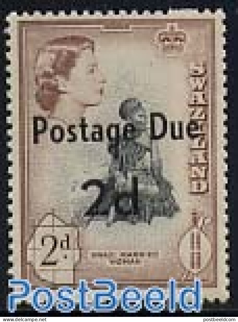 Eswatini/Swaziland 1961 Postage Due 1v, Type I, Mint NH - Swaziland (1968-...)