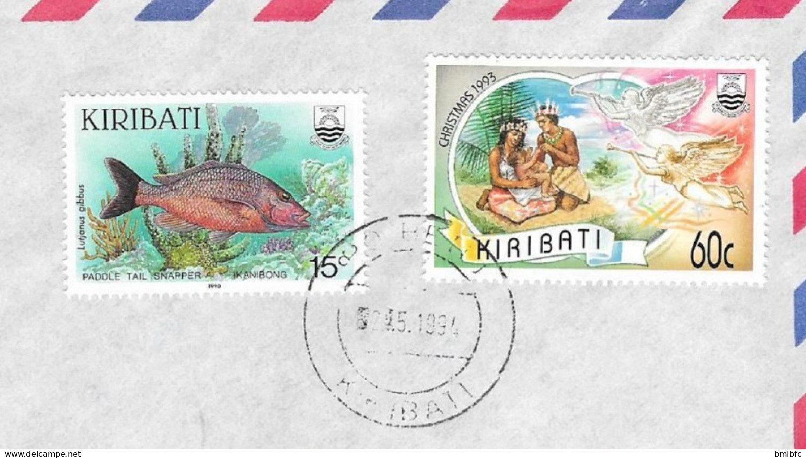 Sur Lettre 1994 KIRIBATI - Kiribati (1979-...)