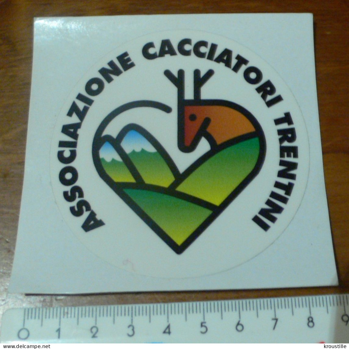 CHASSE : AUTOCOLLANT ASSOCIAZIONE CACCIATORI TRENTINI - ITALIE - Stickers