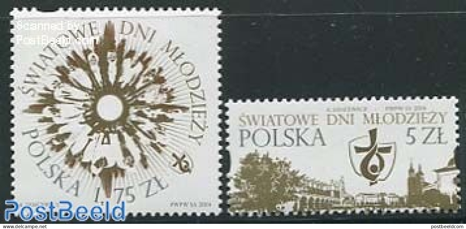 Poland 2014 World Youth Day 2v, Mint NH, Religion - Religion - Unused Stamps