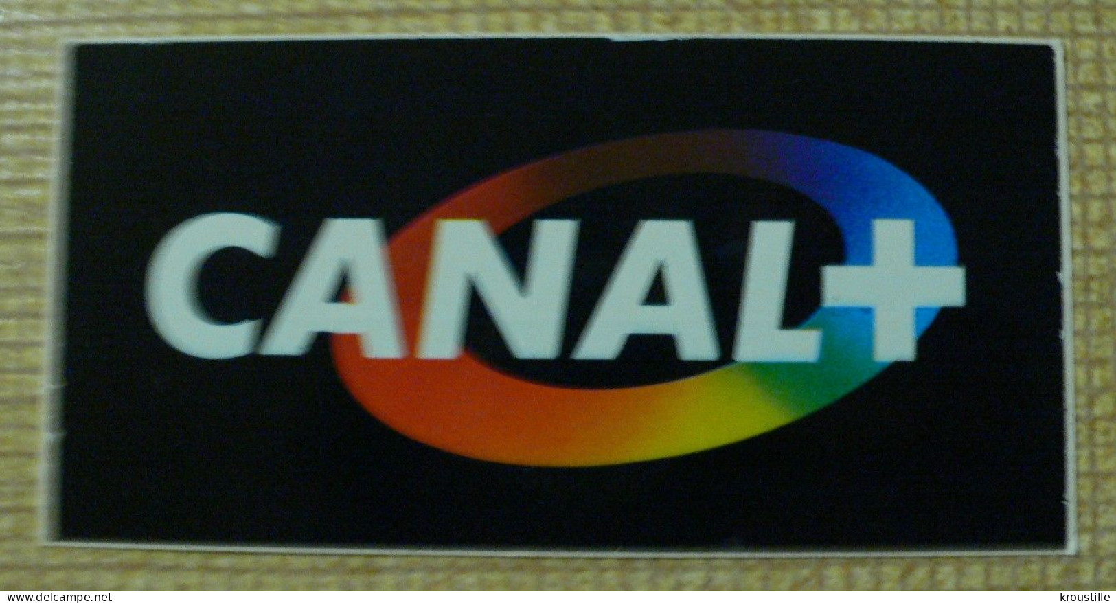 AUTOCOLLANT CANAL + - Pegatinas