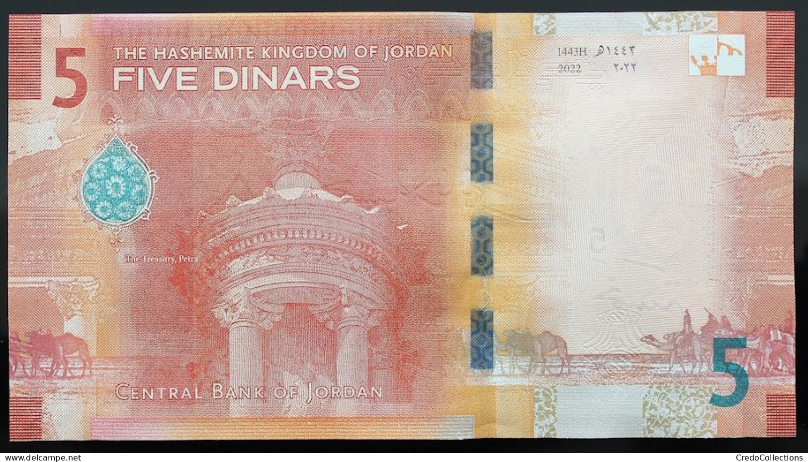 Jordanie - 5 Dinars - 2022 - PICK 40 - NEUF - Jordan