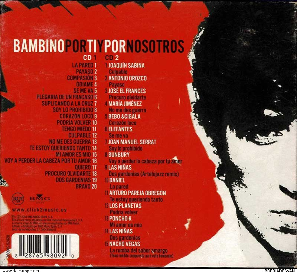 Bambino - Por Ti Y Por Nosotros. 2 X CD - Autres - Musique Espagnole