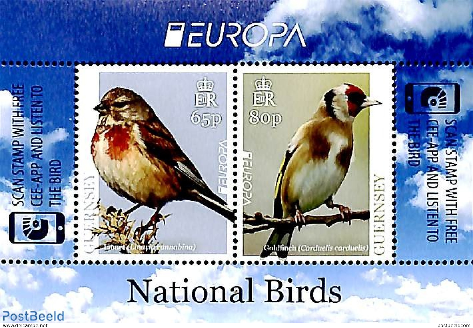 Guernsey 2019 Europa, Birds S/s, Mint NH, History - Nature - Europa (cept) - Birds - Guernesey