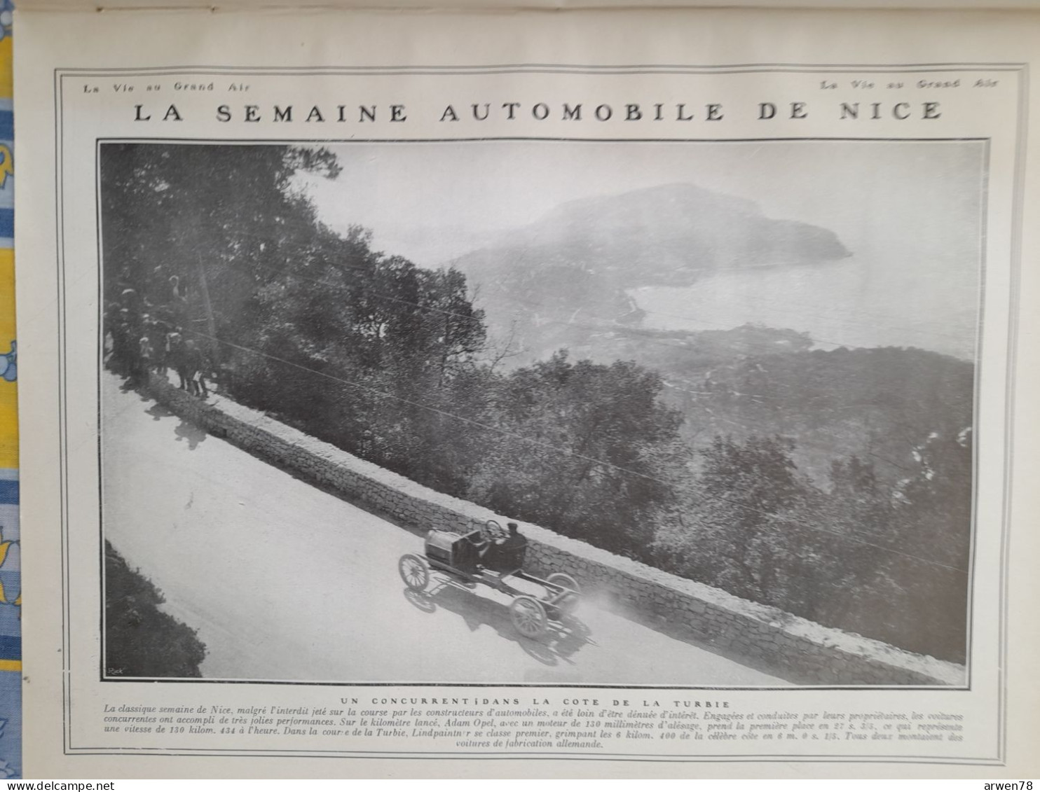 LA VIE AU GRAND AIR N° 551 /1909 FOOTBALL RUGBY BORDEAUX TOULOUSE AUTO A NICE AVIRON OXFORD CAMBRIDGE LONGCHAMP - 1900 - 1949