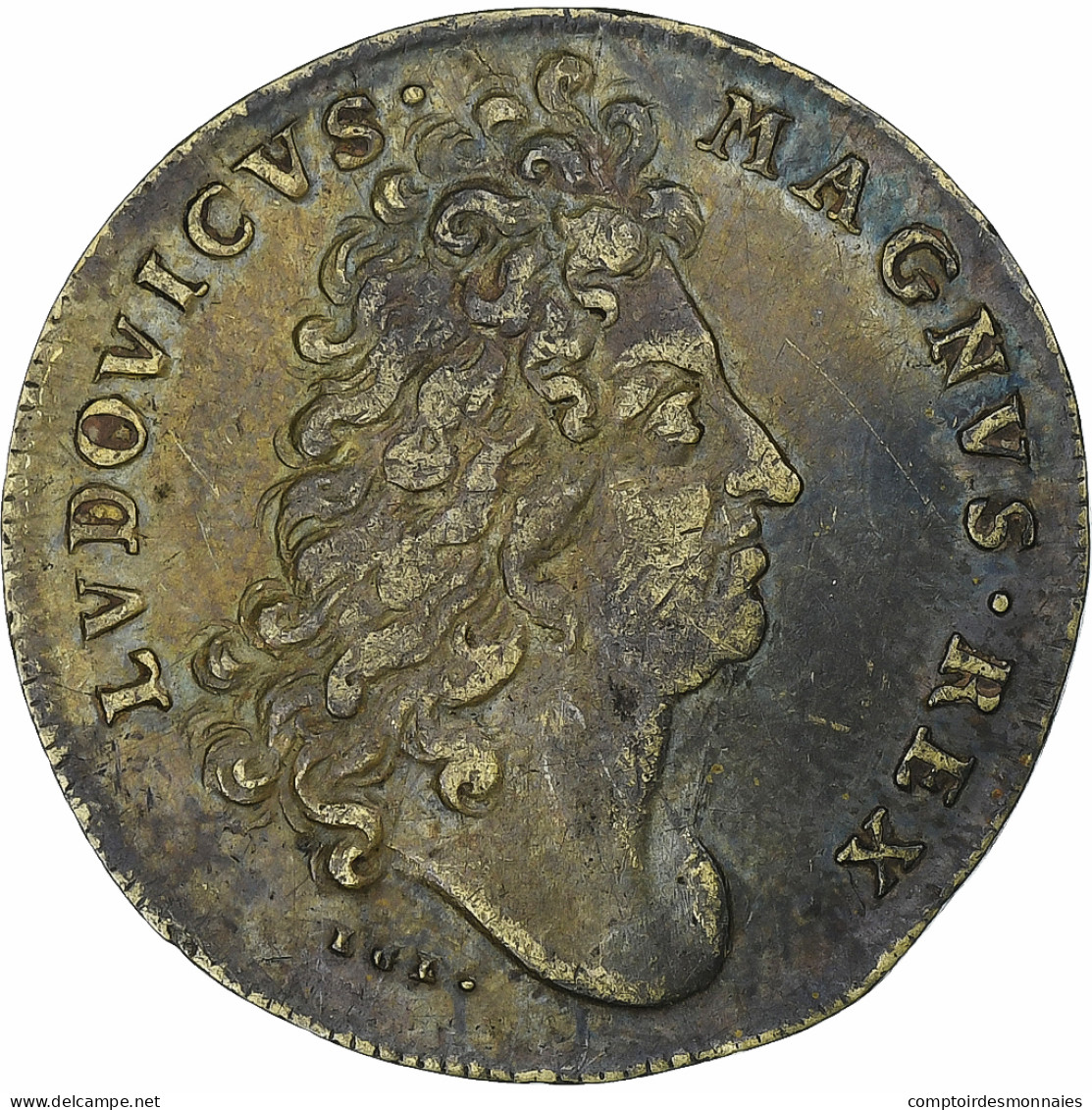 France, Jeton, Louis XIV, Bâtiments Du Roi, N.d., Laiton, TB+, Feuardent:3055 - Sonstige & Ohne Zuordnung