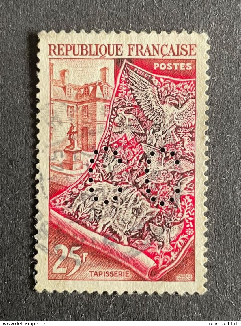 FRANCE C N° 970 1954 CC 45 Indice 4 Perforé Perforés Perfins Perfin Superbe ! - Sonstige & Ohne Zuordnung