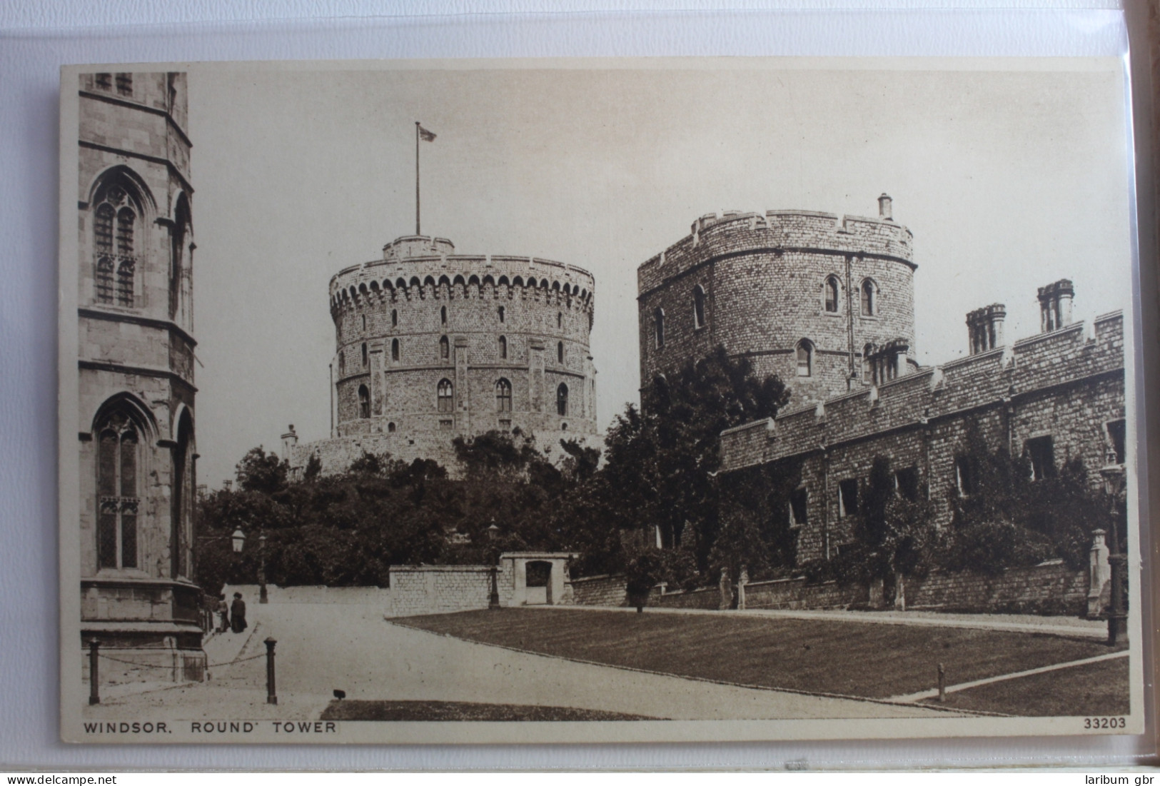 AK Windsor Castle Round Tower Ungebraucht #PF513 - Other & Unclassified