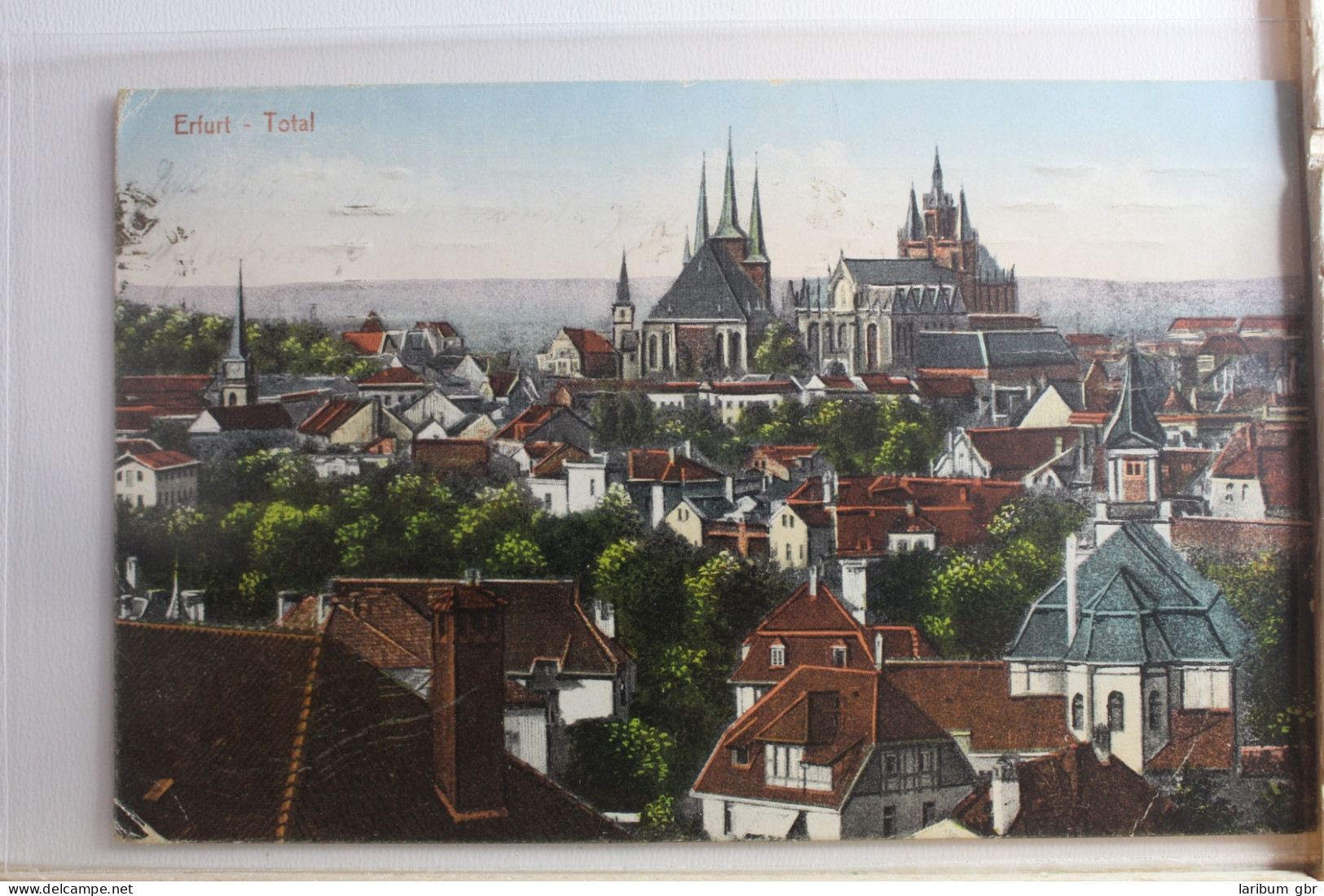 AK Erfurt Stadtansicht - Total 1913 Gebraucht #PF725 - Otros & Sin Clasificación