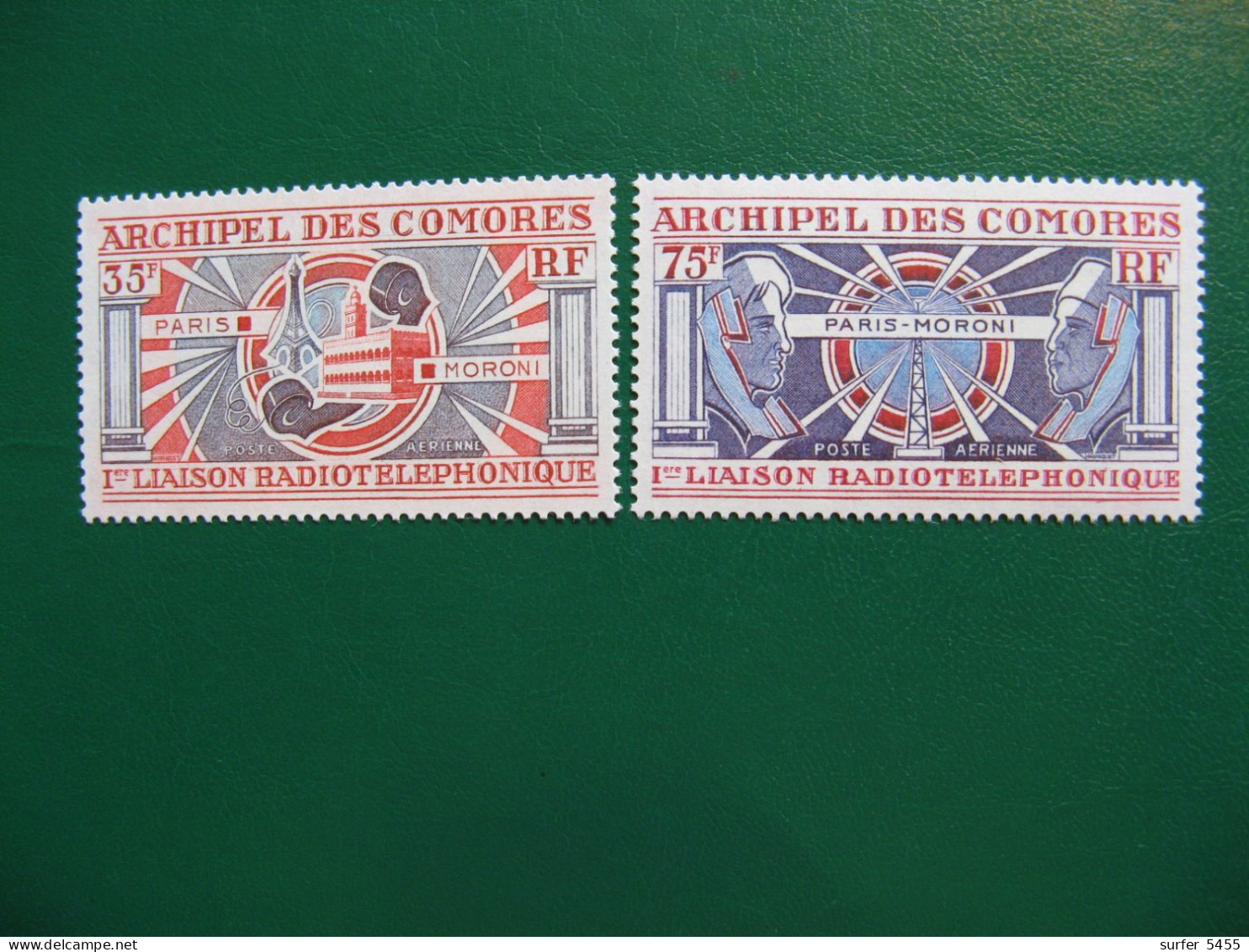 COMORES YVERT POSTE AERIENNE N° 42/43 TIMBRES NEUFS** LUXE COTE 4,50 EUROS - Ongebruikt