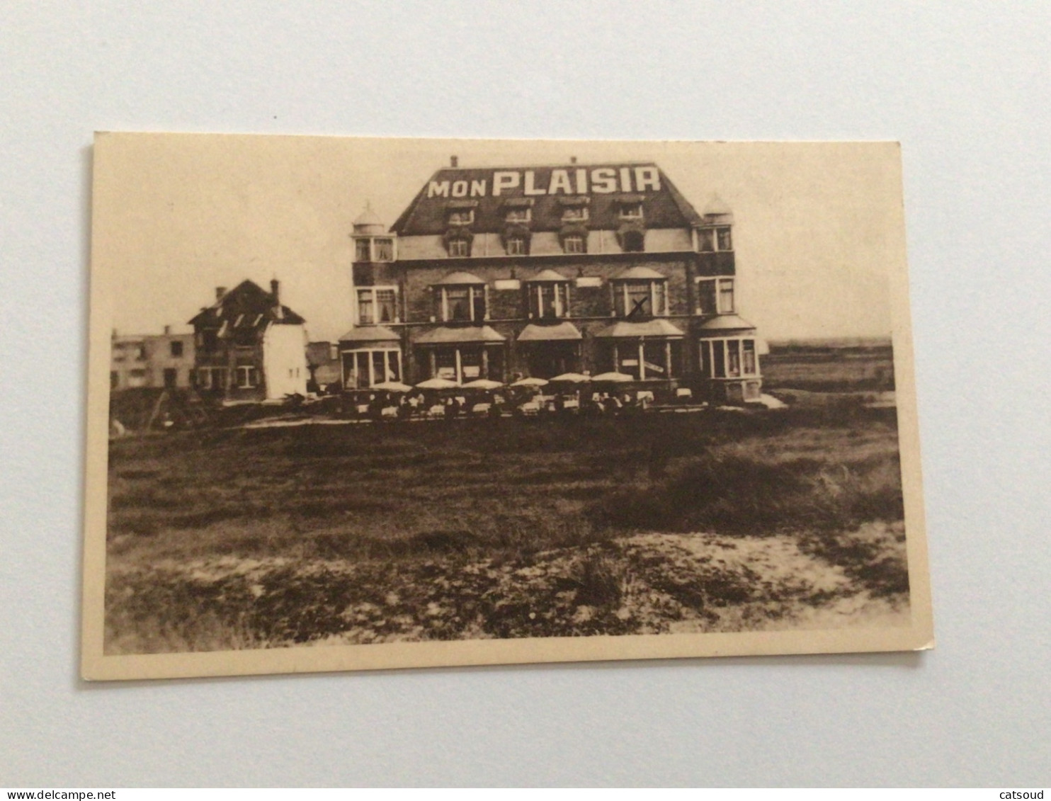 Carte Postale Ancienne (1937) Middelkerke (Crocodile) Hôtel Mon Plaisir Prop.Fl. Pinet - Middelkerke