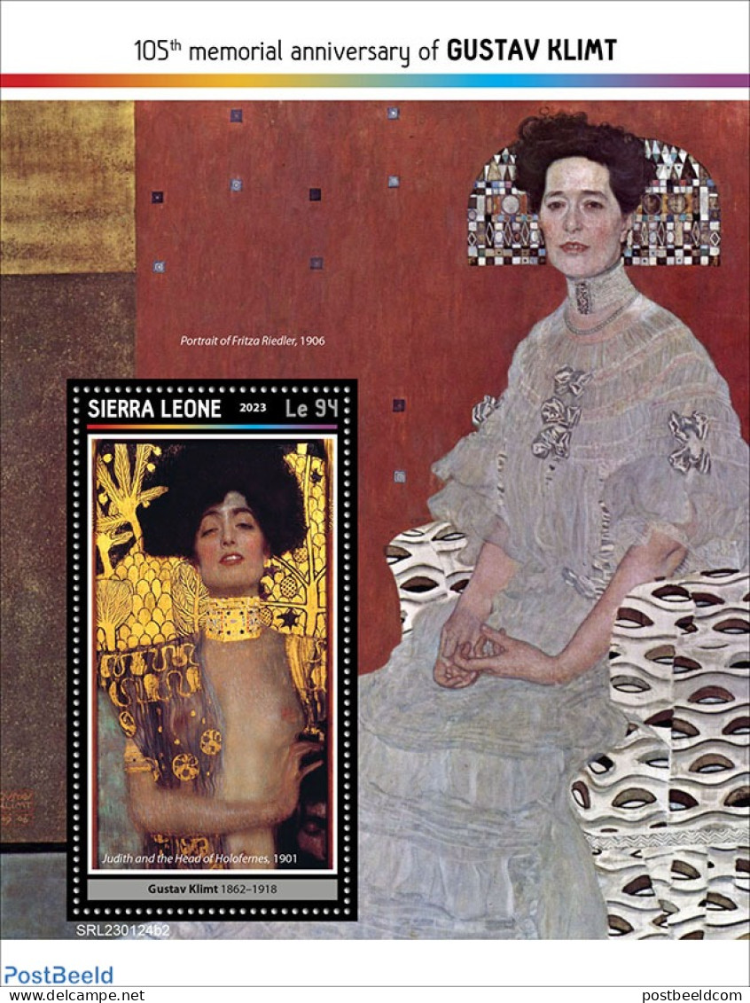 Sierra Leone 2023 Gustav Klimt, Mint NH, Art - Gustav Klimt - Paintings - Sonstige & Ohne Zuordnung
