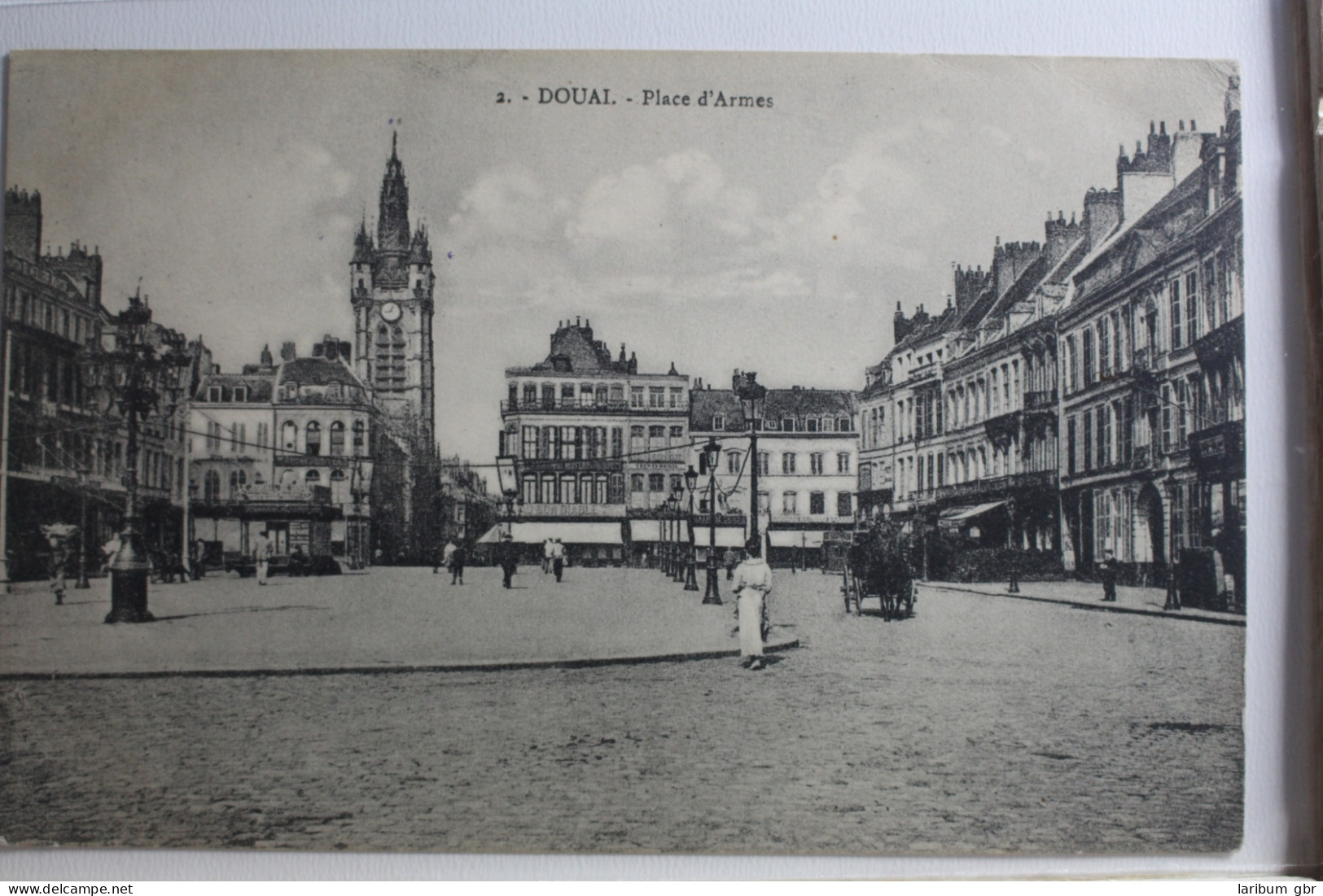 AK Douai Place D'Armes Feldpost 1915 Gebraucht #PG383 - Autres & Non Classés