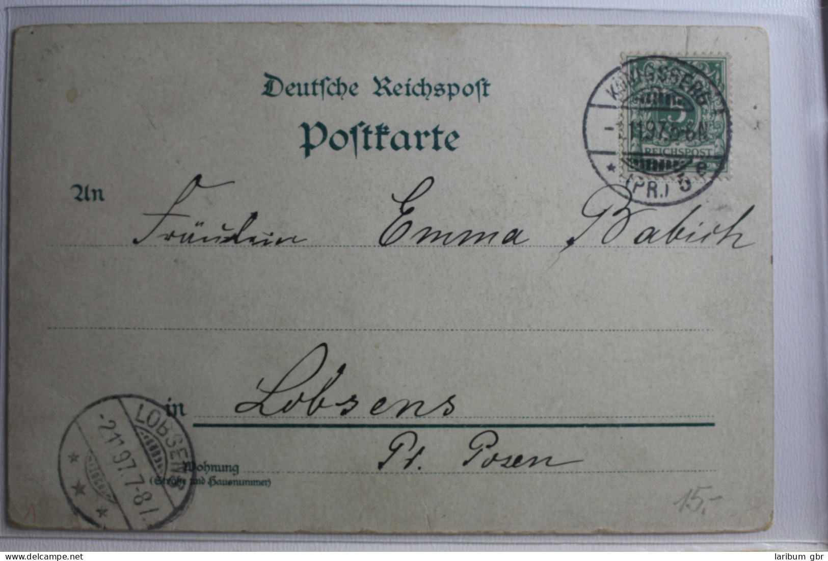 AK Königsberg I. Pr. Mehrbildkarte (Universität Usw.) 1897 Gebraucht #PG831 - Ostpreussen