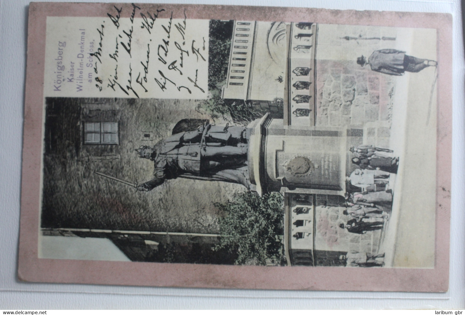 AK Königsberg I. Pr. Kaiser Wilhelm Denkmal Am Schloss 1905 Gebraucht #PG816 - Ostpreussen