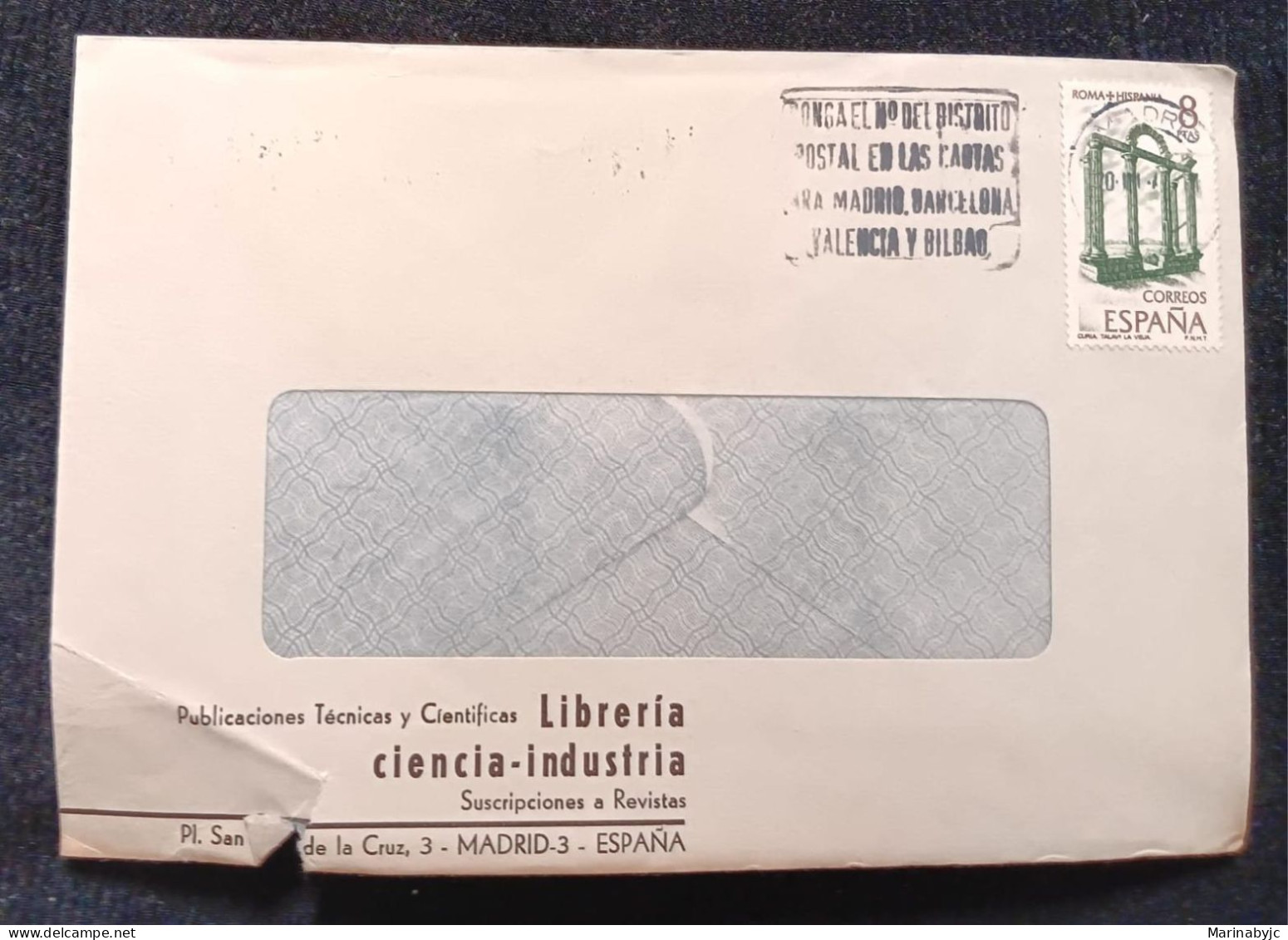 C) 1974. SPAIN. INTERNAL MAIL. 2ND CHOICE - Andere-Europa