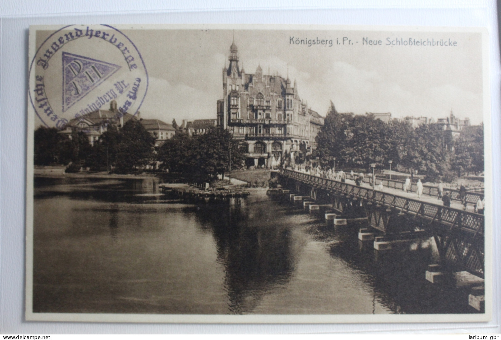 AK Königsberg I. Pr. Neue Schloßteichbrücke 1929 Gebraucht #PG811 - Ostpreussen
