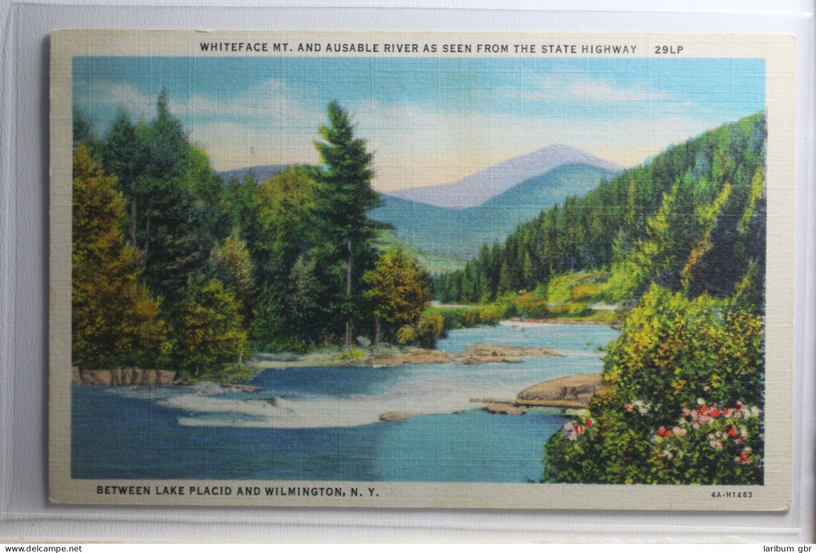 AK Whiteface MT And Ausable River As See From The St. Highway Ungebraucht #PH053 - Altri & Non Classificati
