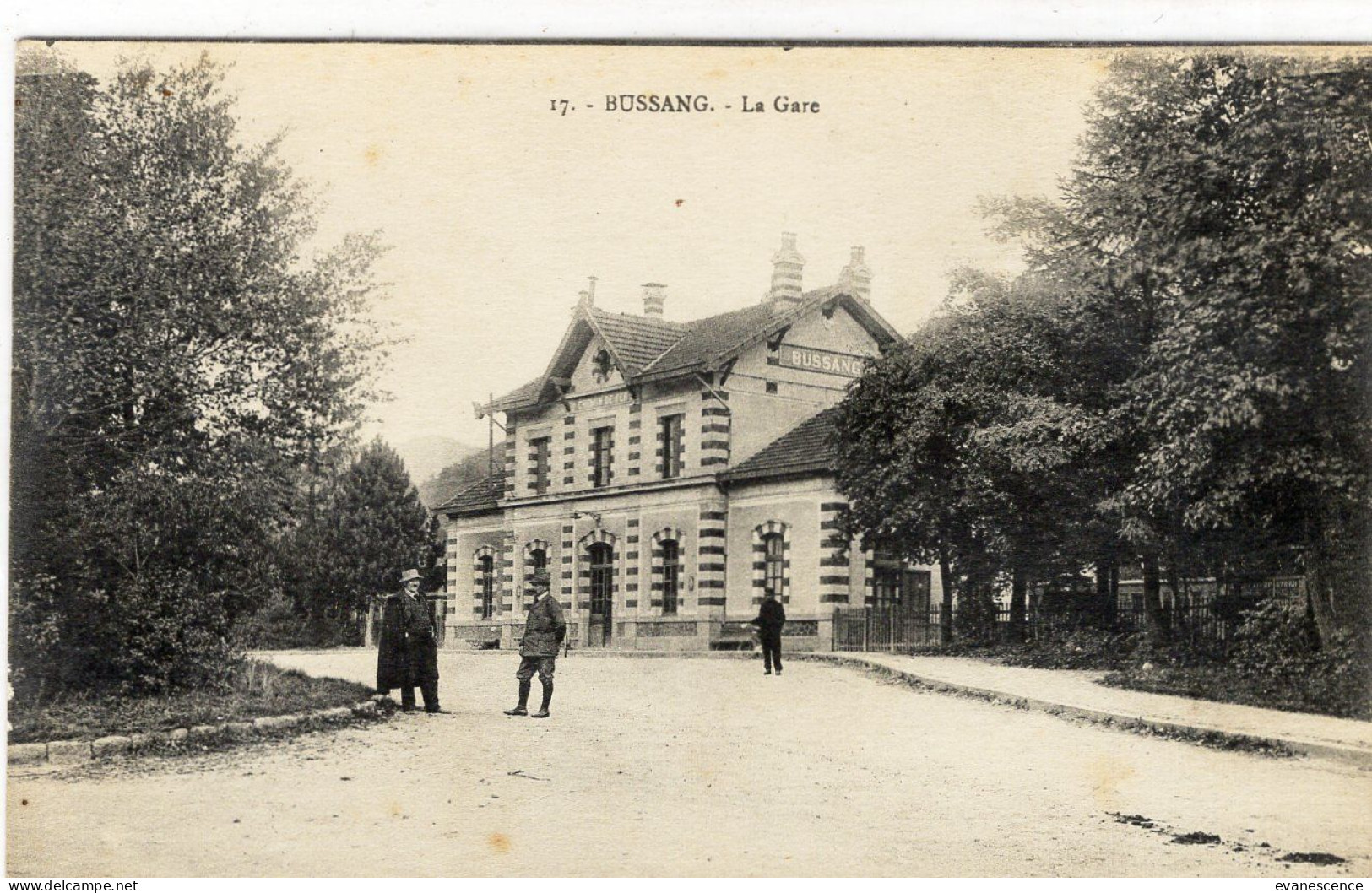 Bussang : La Gare  (trace Encre Rouge)   ///  Ref. Mai 24 ///  BO. 88 - Bussang