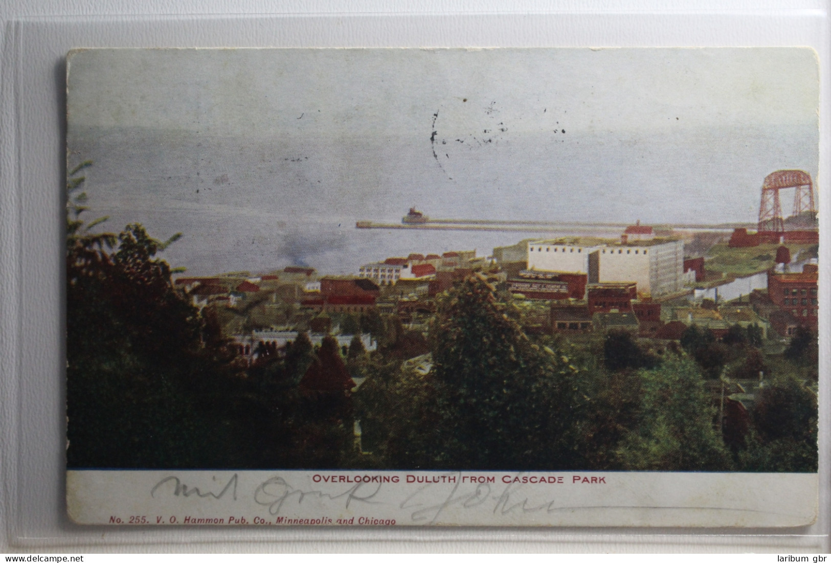 AK Park In Duluth, Minnesota Overlooking Duluth 1907 Gebraucht #PH184 - Altri & Non Classificati