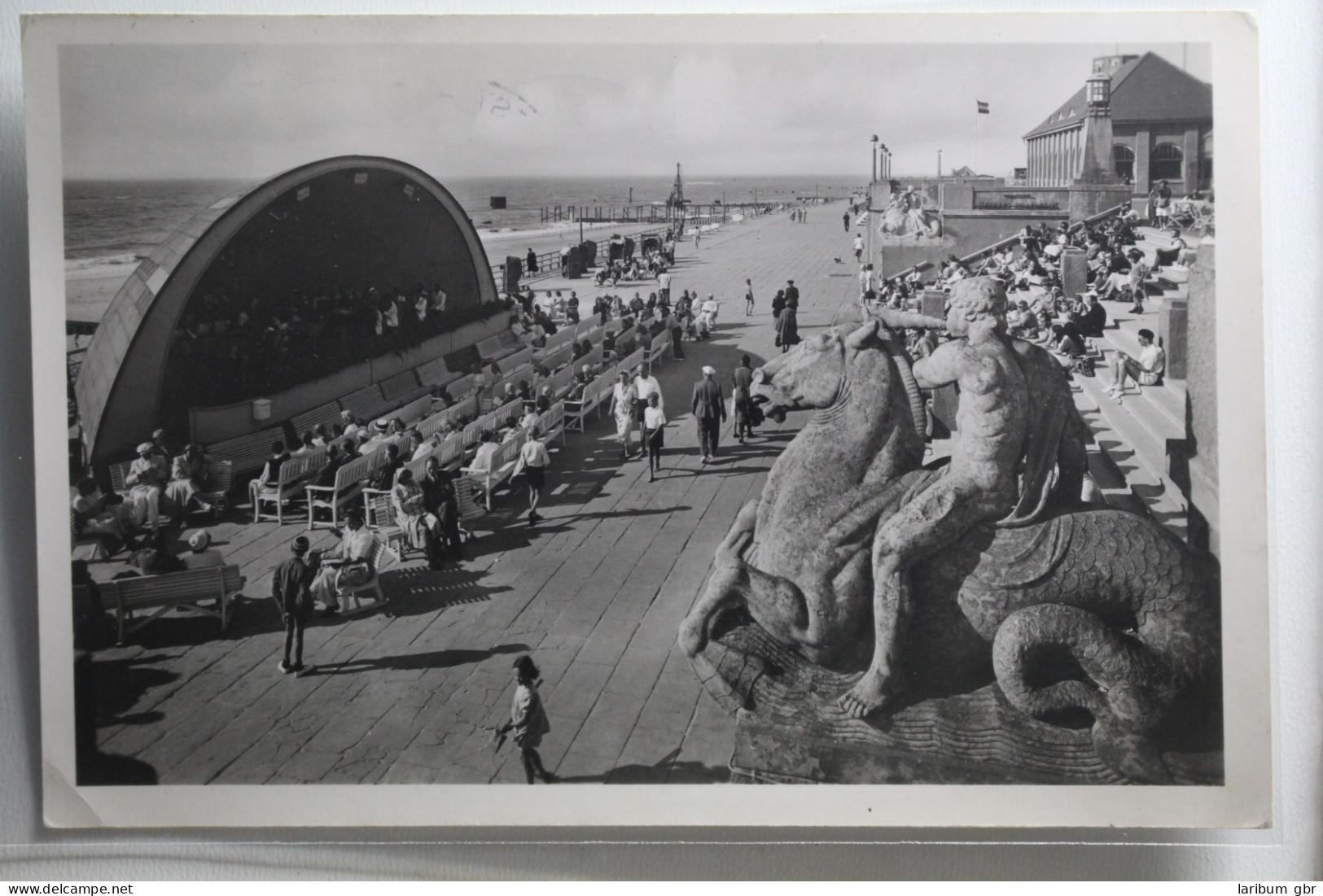 AK Nordseebad Westerland Auf Sylt Kurpromenade 1956 Gebraucht #PH267 - Other & Unclassified