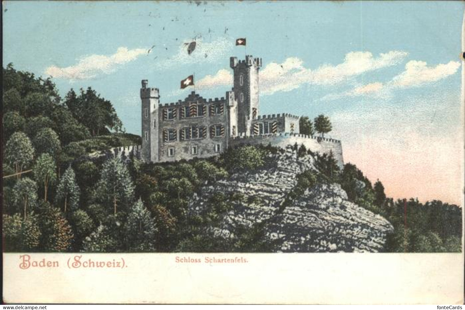 11298929 Baden AG Schloss Schartenfels Baden - Sonstige & Ohne Zuordnung