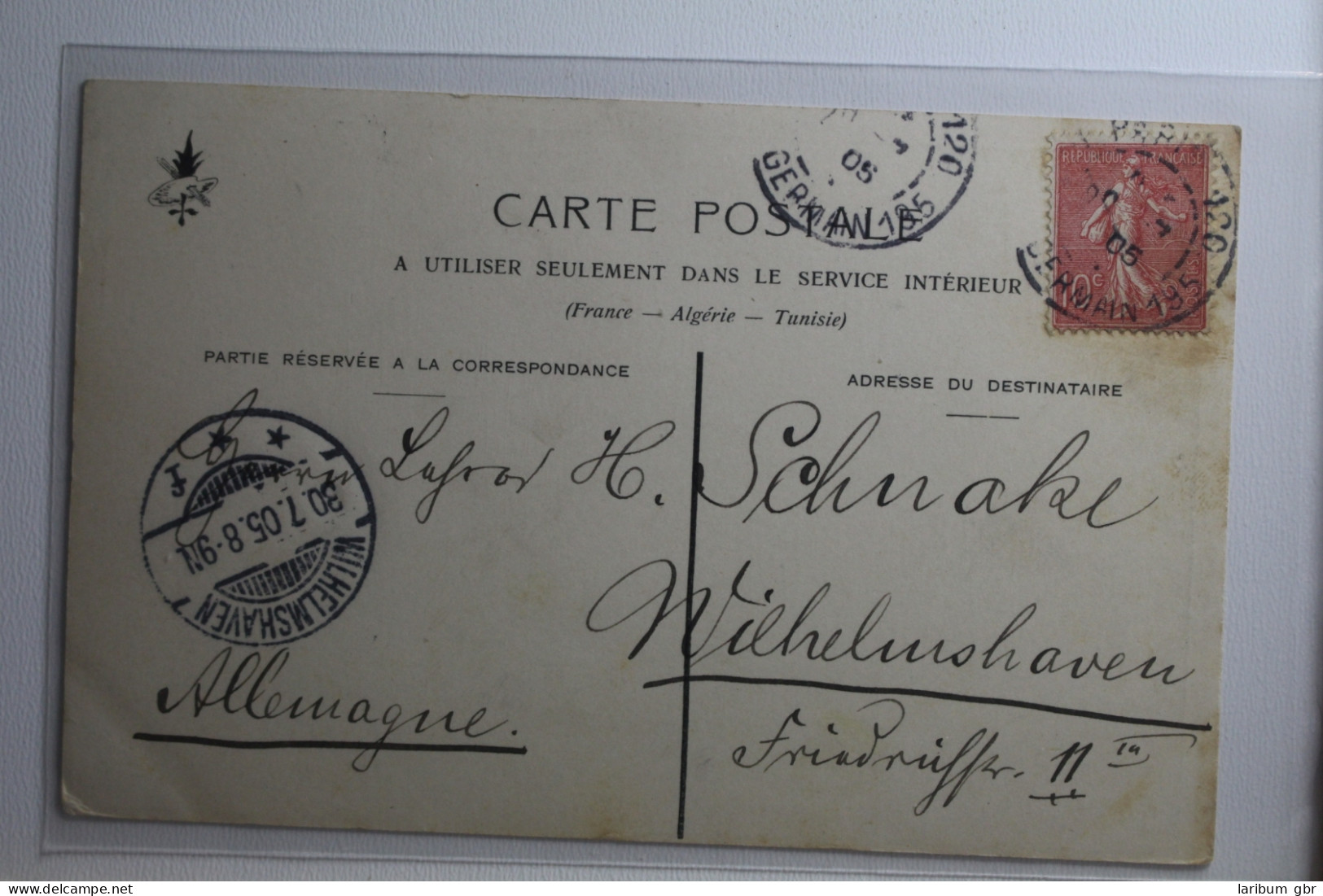 AK Frankreich Künstlerkarte 1905 Gebraucht #PH622 - Autres & Non Classés