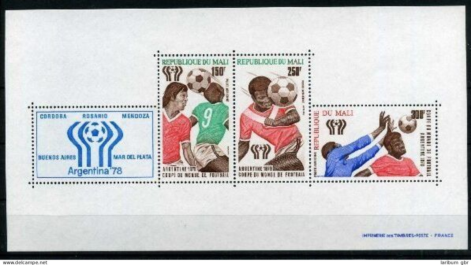 Mali Block 10 Postfrisch Fußball #GB616 - Mali (1959-...)