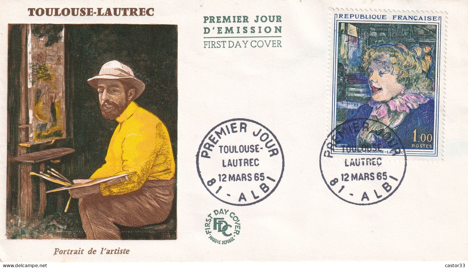 1er Jour, Toulouse Lautrec - 1960-1969