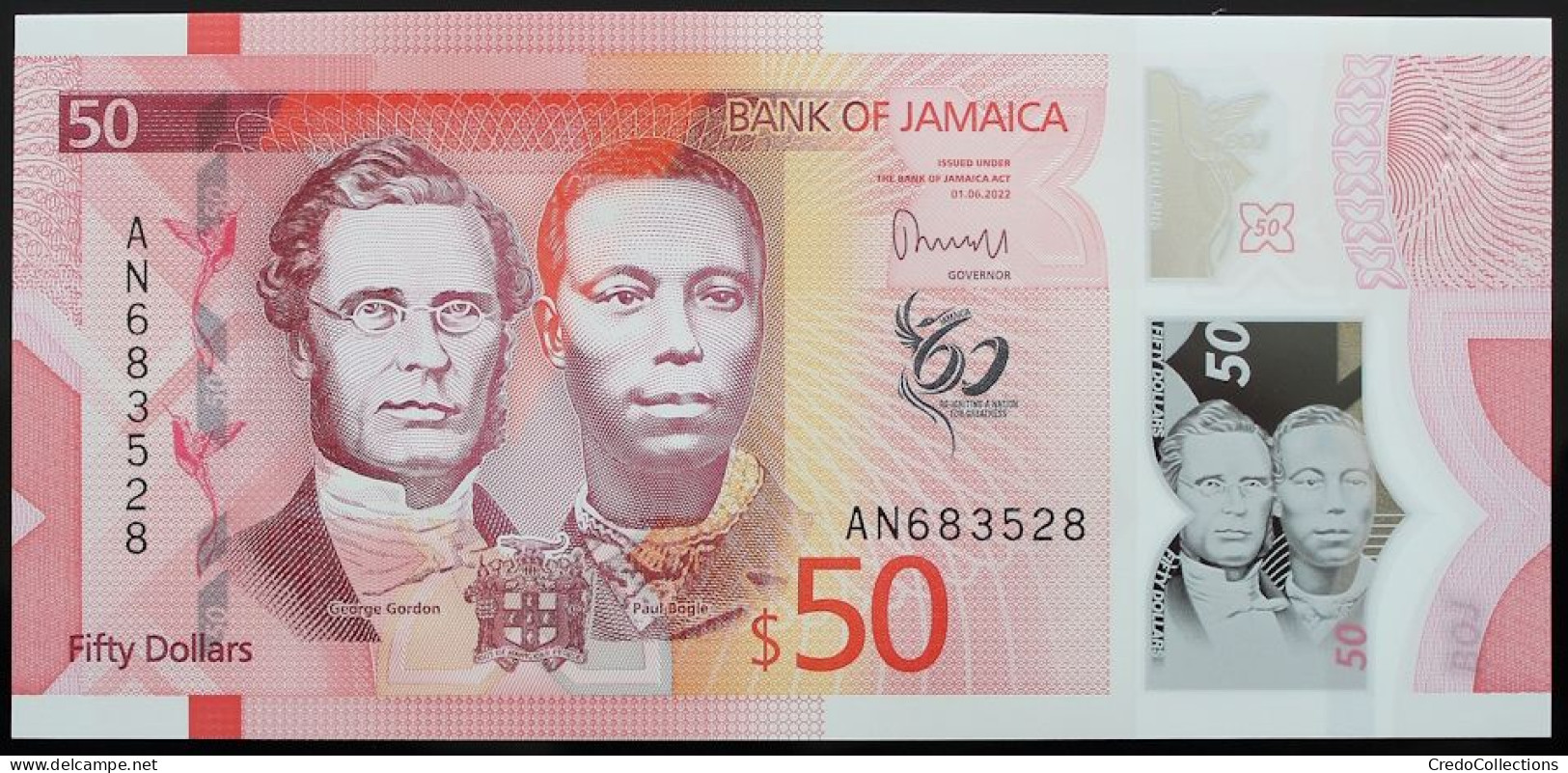 Jamaïque - 50 Dollars - 2022 - PICK 96a - NEUF - Jamaica