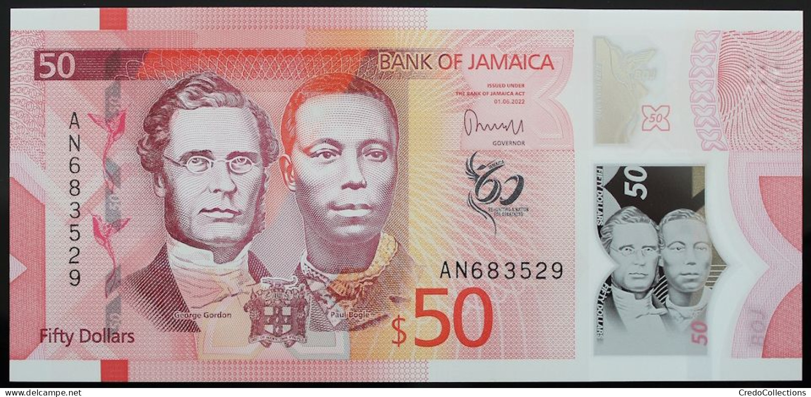 Jamaïque - 50 Dollars - 2022 - PICK 96a - NEUF - Giamaica