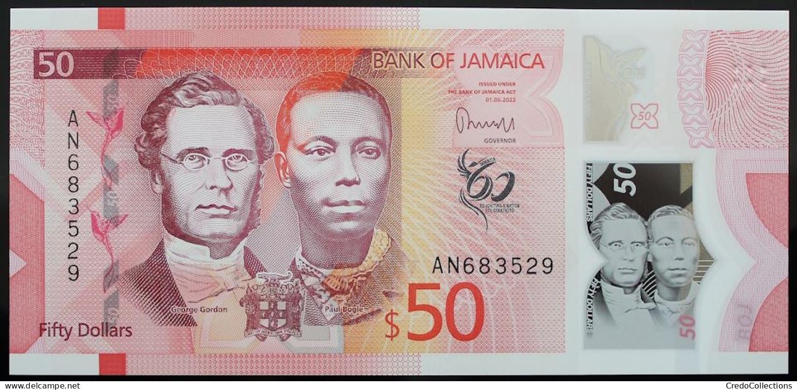 Jamaïque - 50 Dollars - 2022 - PICK 96a - NEUF - Jamaique