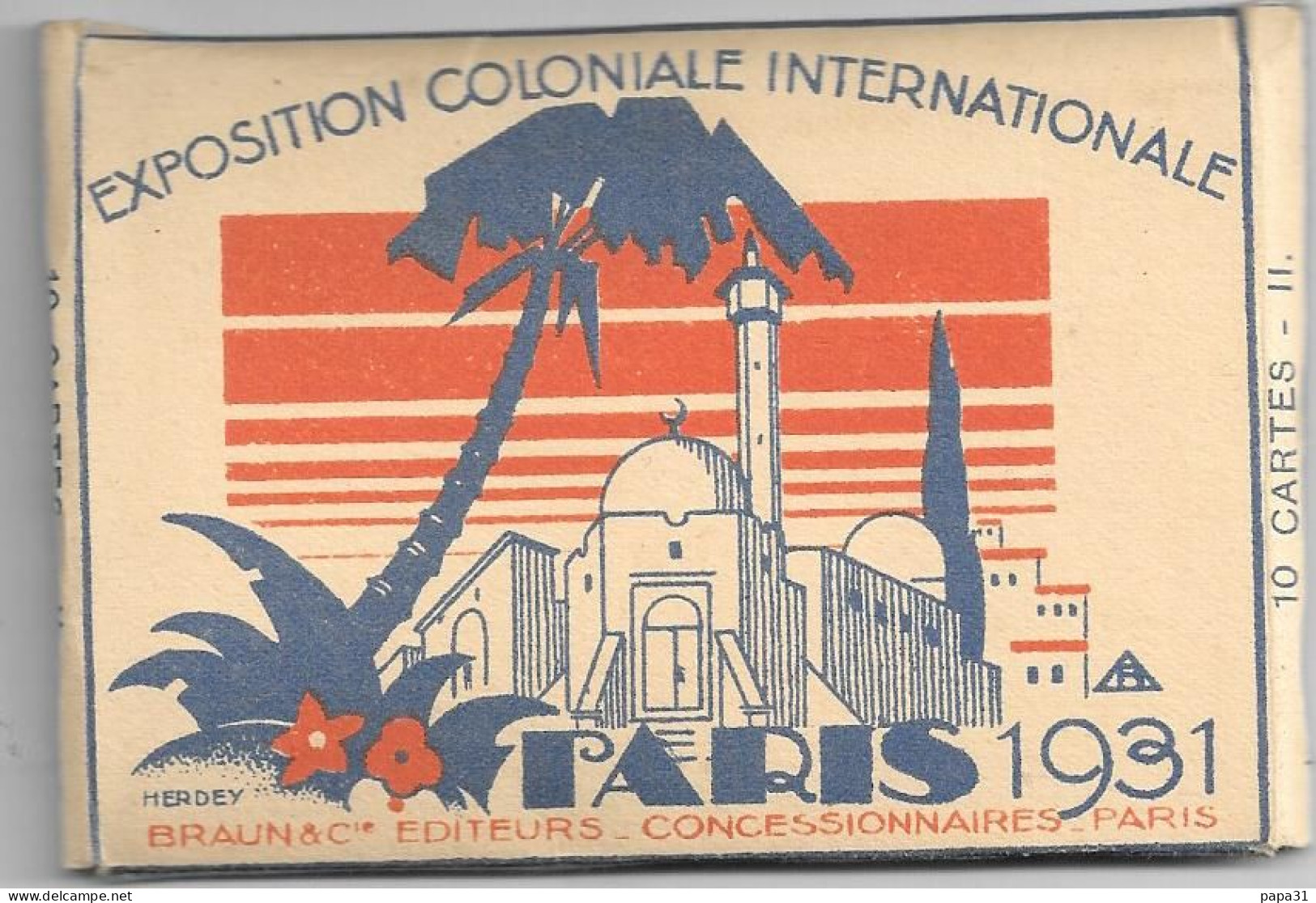 Petit Carnet De EXPOSITION COLONIALE INTERNATIONALE PARIS 1931 - Ausstellungen