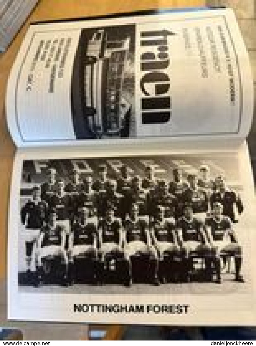 Club Brugge Programma Nottingham Forest UEFA Cup 1984 - Autres & Non Classés