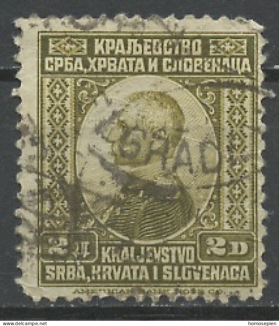 Yougoslavie - Jugoslawien - Yugoslavia 1921 Y&T N°139 - Michel N°155 (o) - 2d Prince Alexandre - Gebruikt