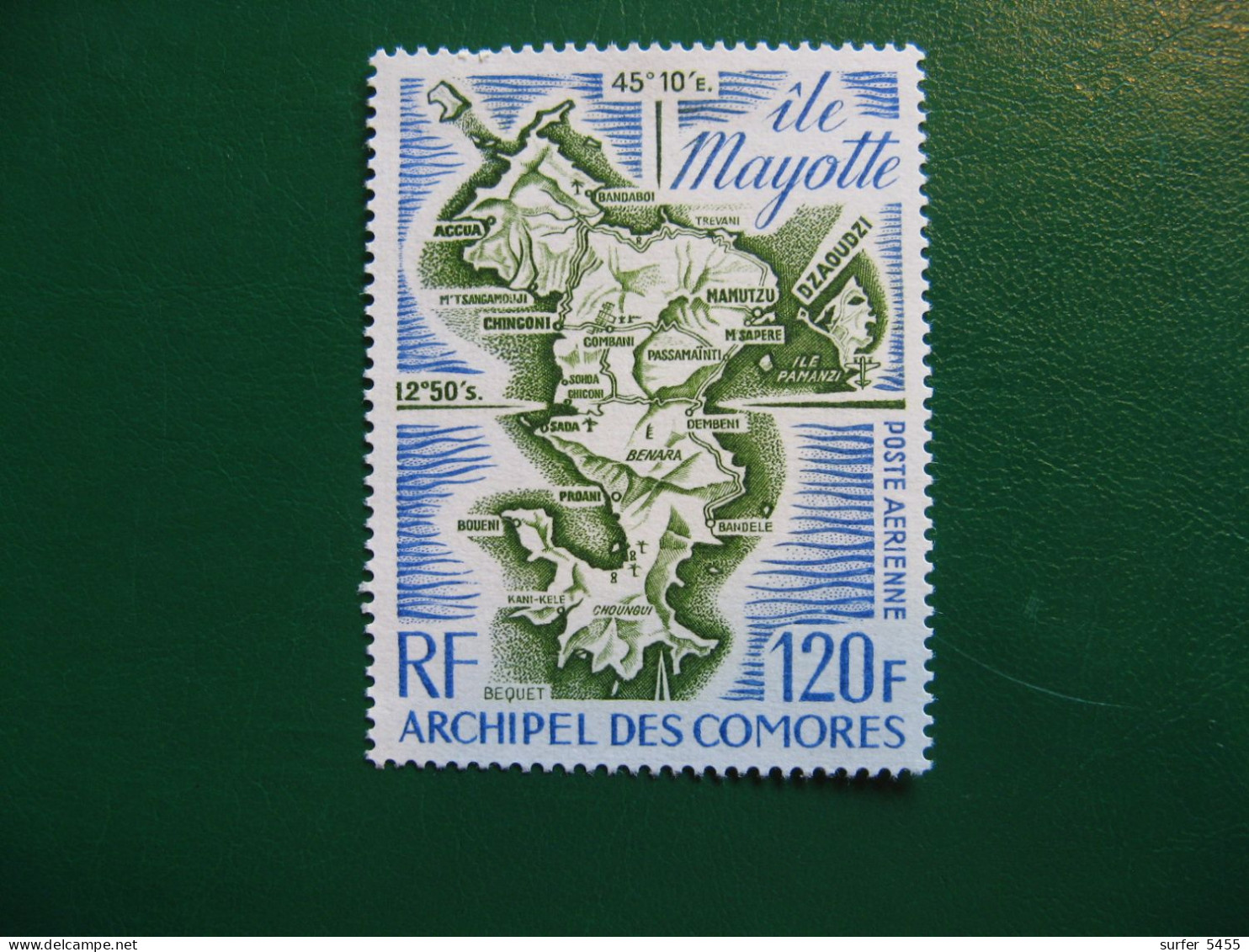 COMORES YVERT POSTE AERIENNE N° 61 TIMBRE NEUF** LUXE - MNH - COTE 12,00 EUROS - Ungebraucht