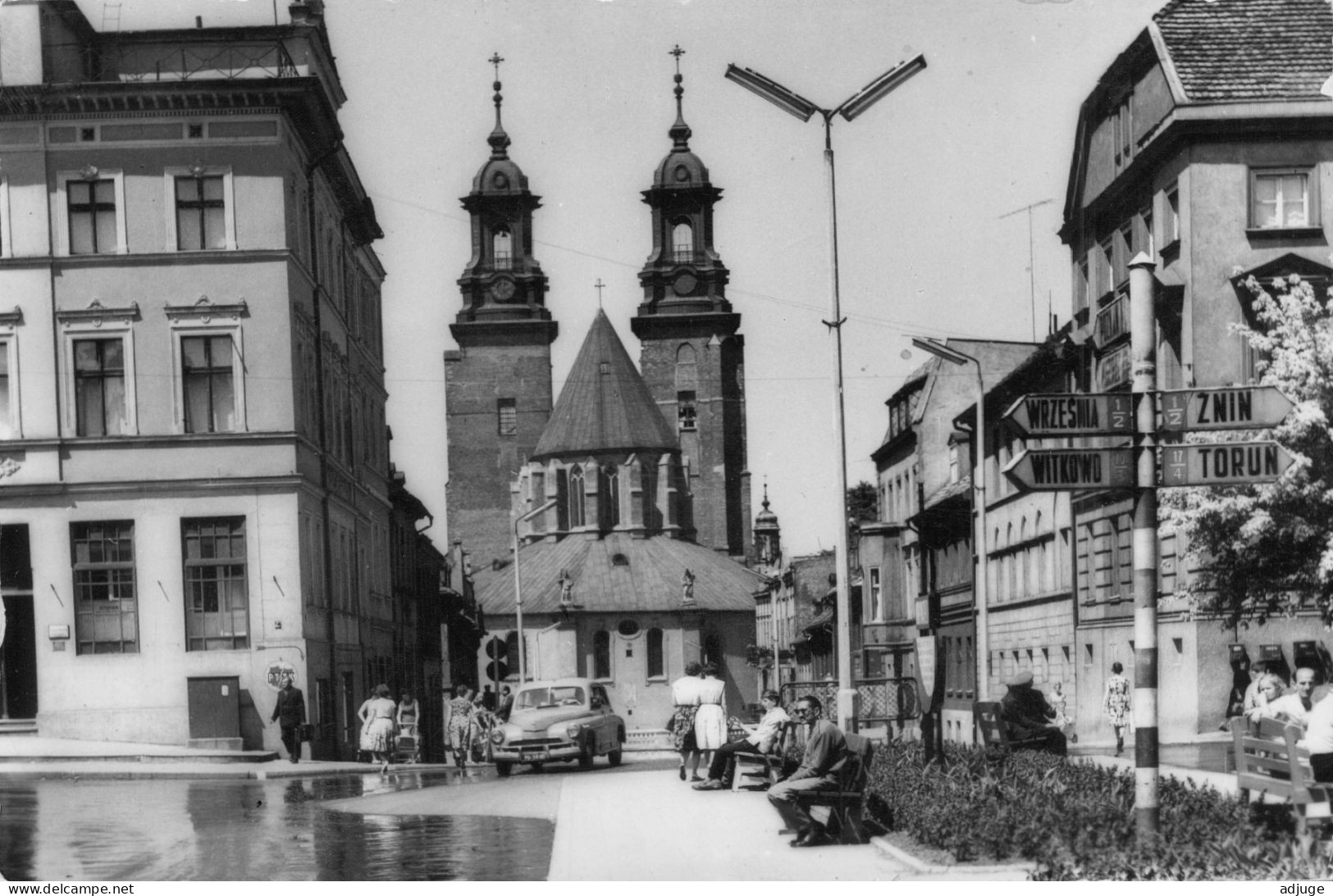 CPSM- Pologne - GNIEZNO  * Ann.60*TBE*  Cf. Scans * - Pologne