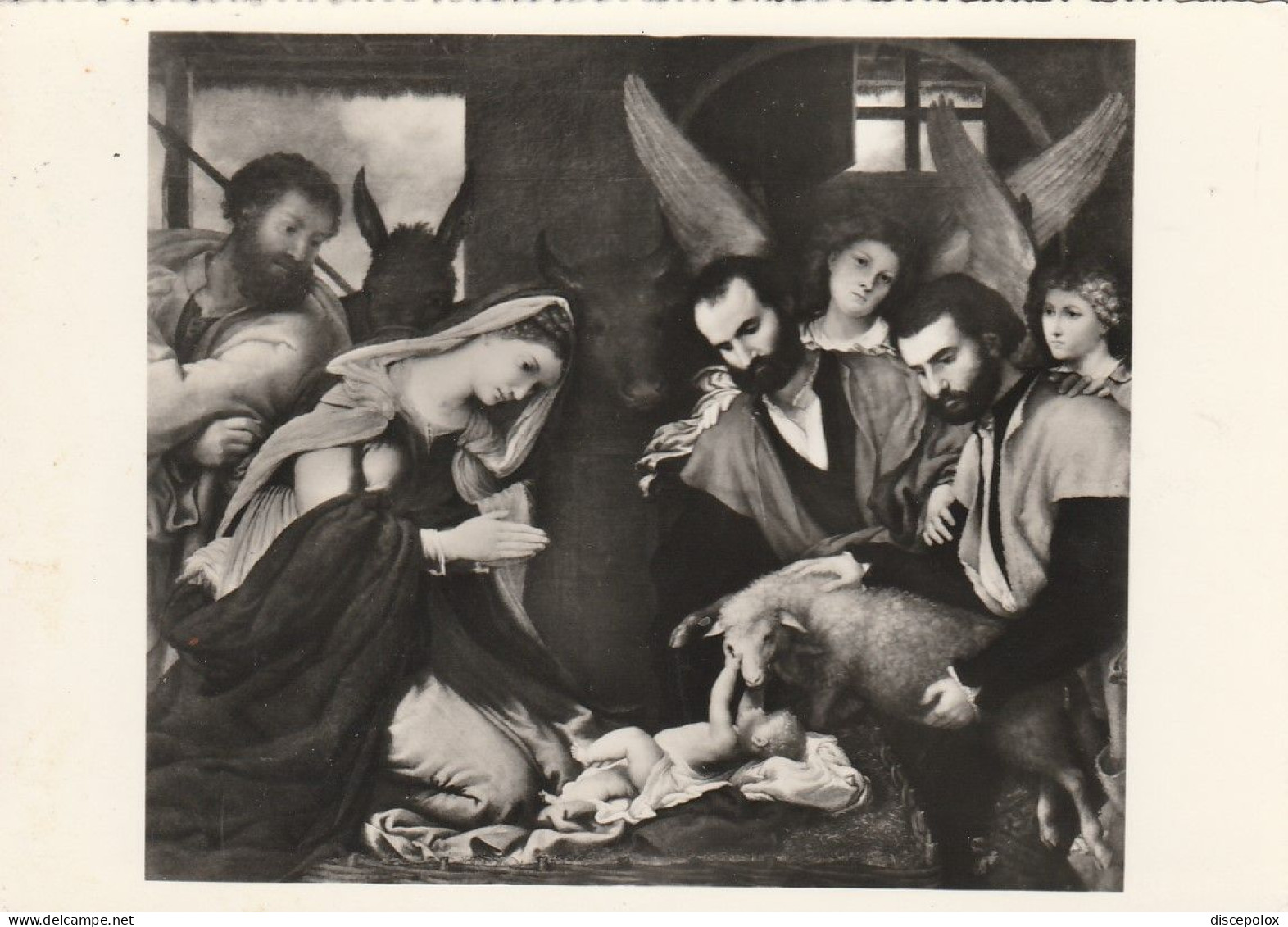 AD493 Lorenzo Lotto - Adorazione Dei Pastori - Brescia - Pinacoteca - Dipinto Paint Peinture - Peintures & Tableaux