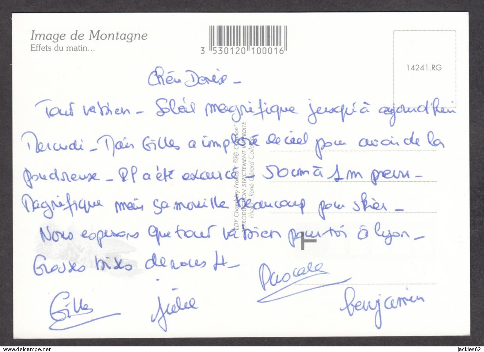 094207/ René Gérard COLLOMB, *Effets Du Matin*, Ed Edy Chambéry - Autres & Non Classés