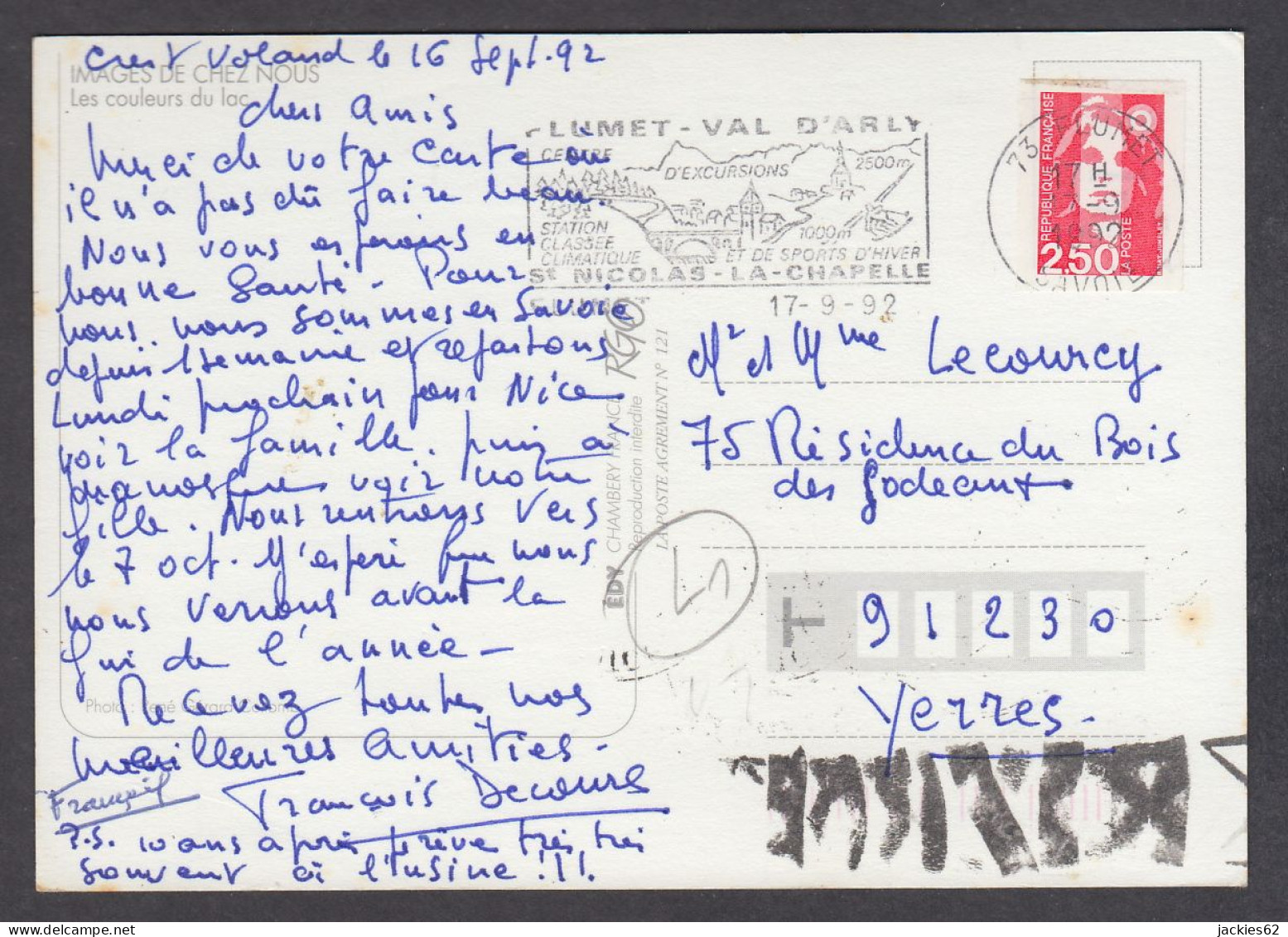117307/ René Gérard COLLOMB, *Les Couleurs Du Lac*, Ed Edy Chambéry* - Other & Unclassified
