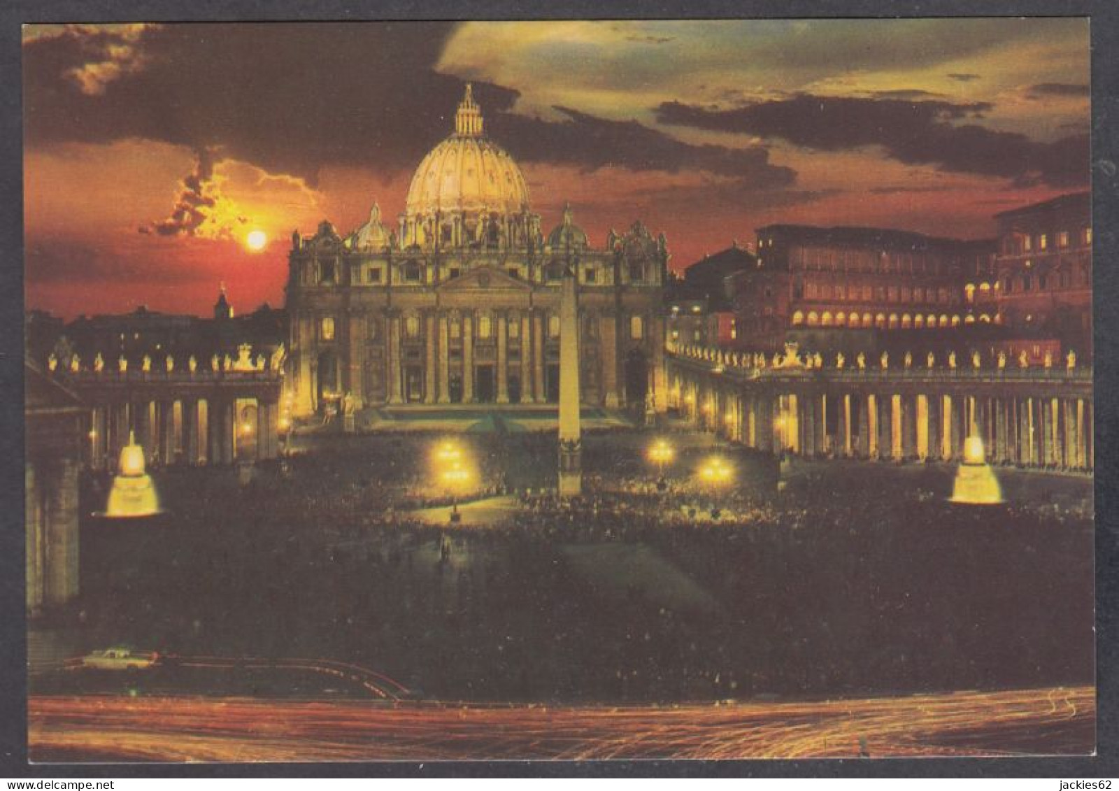 130587/ ROMA, Piazza E Basilica Di San Pietro, Notturno - San Pietro