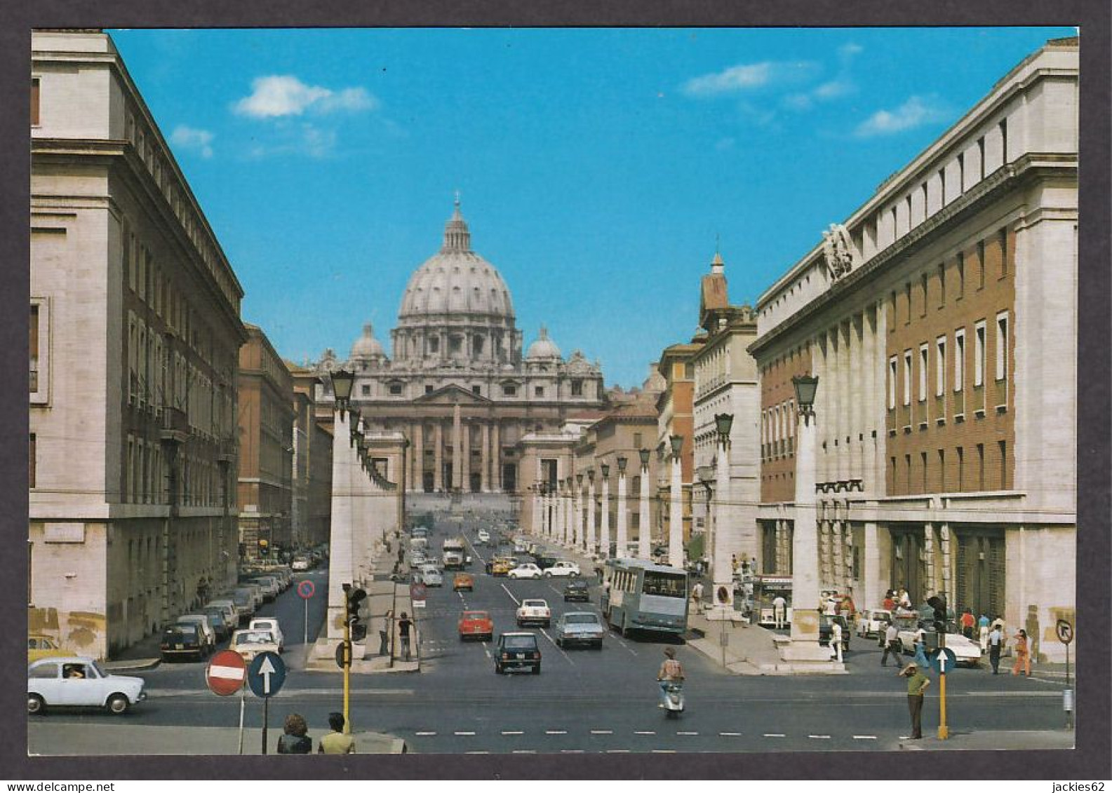 080935/ ROMA, Via Della Conciliazione E San Pietro - San Pietro