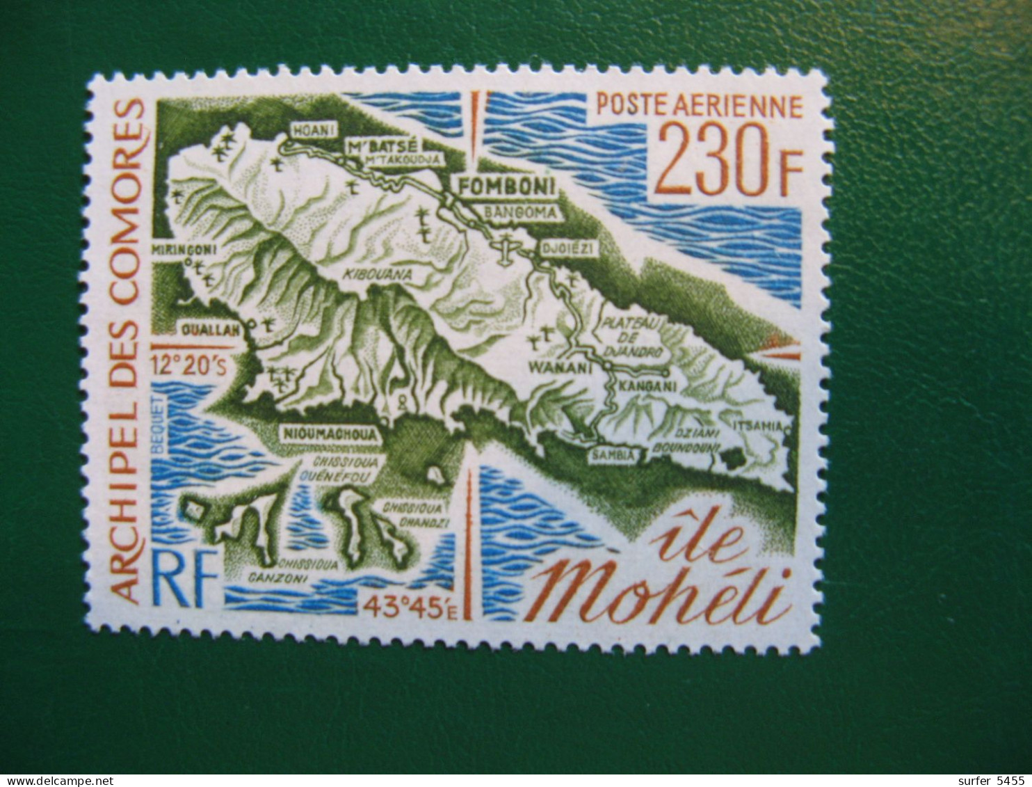 COMORES YVERT POSTE AERIENNE N° 67 TIMBRE NEUF** LUXE - MNH - COTE 15,00 EUROS - Unused Stamps