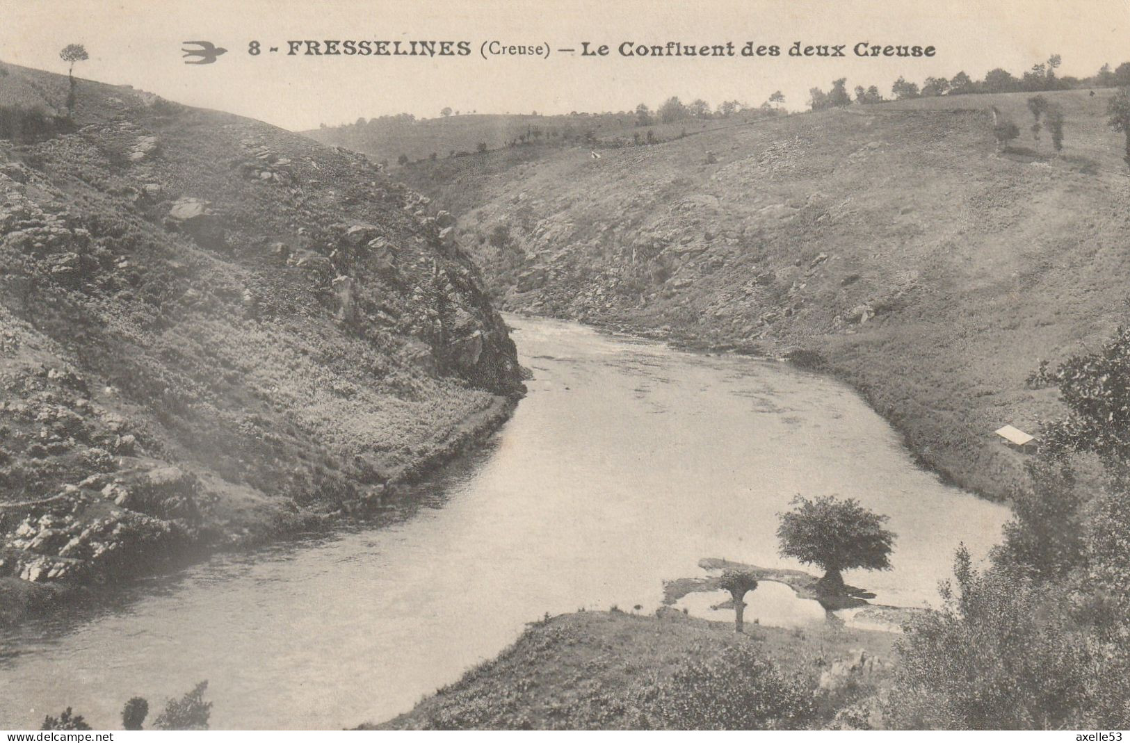 Fresselines 23 (10483) Le Confluent Des Deux Creuse - Sonstige & Ohne Zuordnung