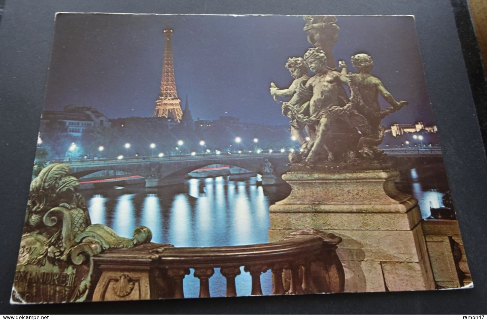 Paris Vue Sur La Seine Vu Du Pont Alexandre III - Editions ALFRED ZIETHEN, Paris - Paris La Nuit
