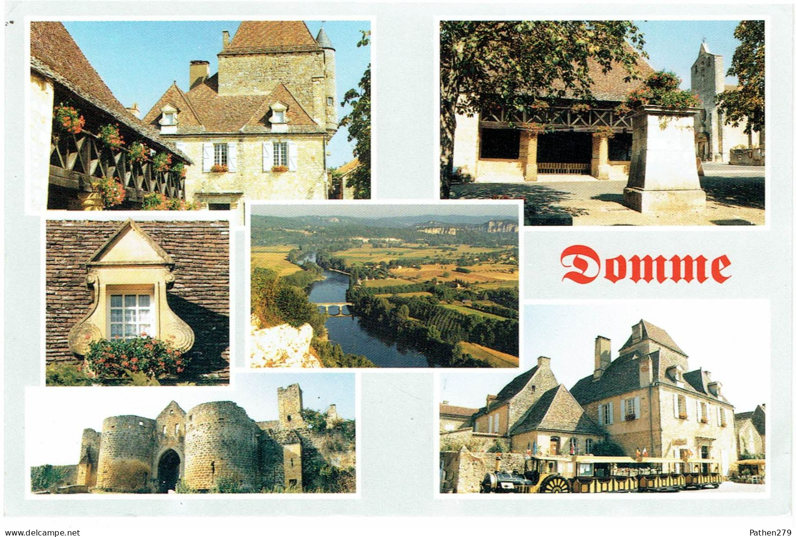 CPM FRANCE 24 DORDOGNE DOMME - Multivues - 1994 - Domme